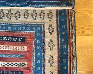Detail of Greek handwoven rug