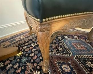 Nailhead trim on Horchow chairs