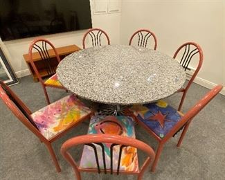 Granite top table