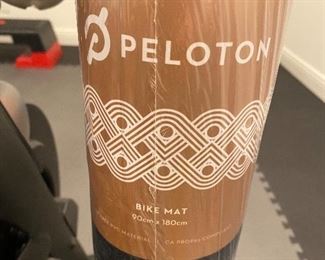 New Peloton bike mat