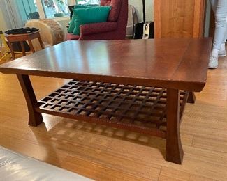 2_____ NOW $75 -was $120 Coffee Table Oriental table • 19T x 30W x 50L  