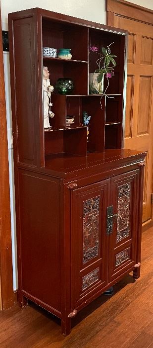 31_____NOW $275 was $595
Antique rouge cabinet • 73Tx 34W x 18D 