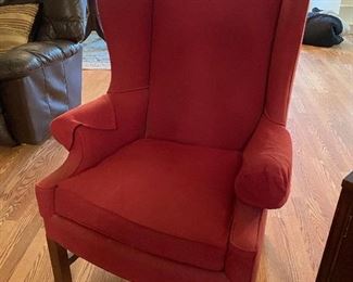 Chippendale Style Wing Back Chair