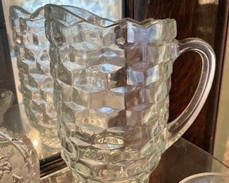 American Fostoria Pitcher