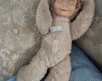 Vintage Knickerbacker "Sleepy Head" doll