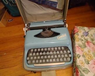 Vintage Consul Typewriter 1963 With Original Receipt