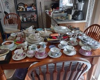 Beautiful Cups and Saucers