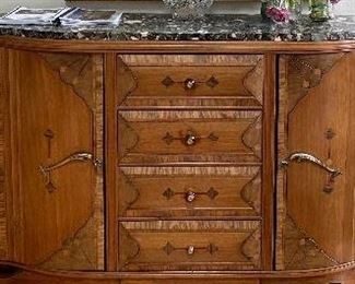 Old plank sideboard