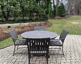 Crate and Barrel patio table