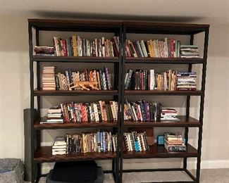 shelving and books