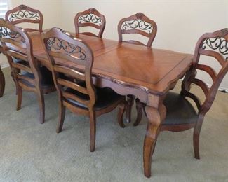 Dining table and chairs