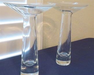 Modern tag candle holders
