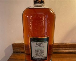 1981 GLENLIVET Aged 32 Years Cask Strength Collection Speyside Single Malt Scotch Whisky