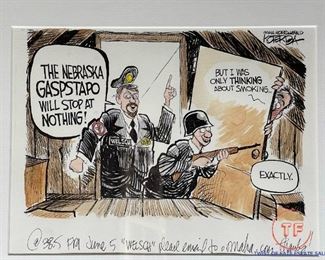 Original JEFF KOTERBA Omaha World Herald Comic