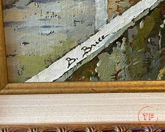 "Venise Ma Daure" Original Oil on Canvas by B BRICE