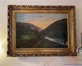 1860 Original Oil on Canvas by FRANCES DEWEY