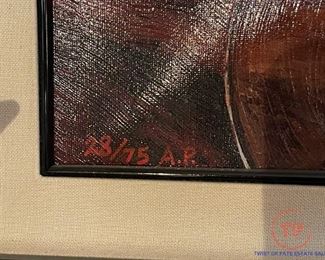 THOMAS ARVID Artist Proof Giclee on Canvas "Life's Pleasures"