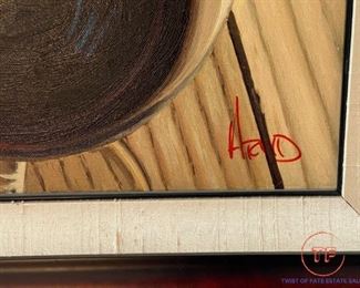 THOMAS ARVID Artist Proof "Tour De Force" Giclee on Canvas