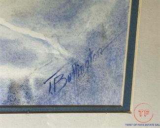 Original Watercolor by BUFFINGTON