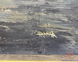 Original Oil on Canvas by ANNA CHRASTA