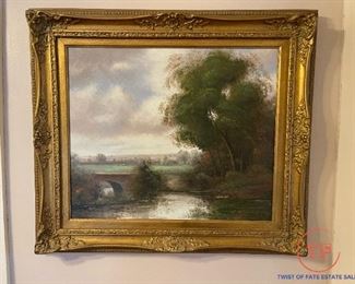 Original Oil on Canvas by L STEPHANO