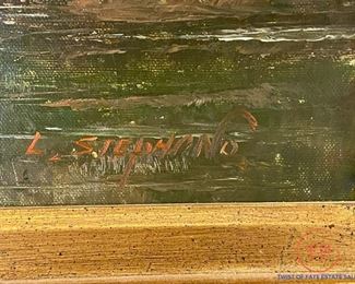 Original Oil on Canvas by L STEPHANO