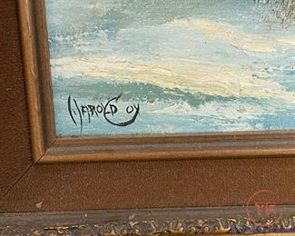 Original Oil on Canvas by HAROLD COX