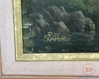 Original oil on Canvas by RAY SUMMER
