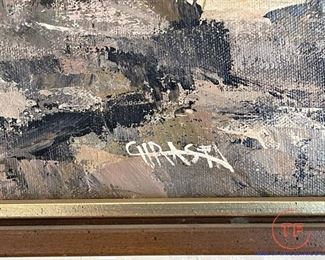 Original Oil on Canvas by ANNA CHRASTA