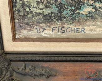 Original Oil on Canvas by FISCHER