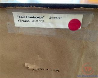 Original Oil on Canvas by FISCHER