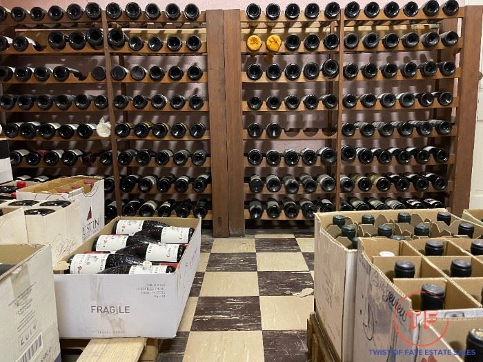 LARGE Private Wine Collection - Over 1,300 Bottles