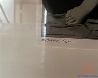 Original Nude Photo Black and White by LARRY FERGUSON "Sara"