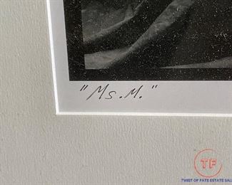 Original Nude Photo Black and White by LARRY FERGUSON "Ms. M”