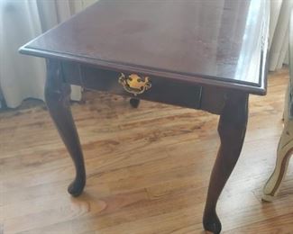 queen anne side table