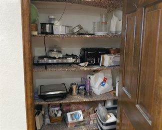 kitchen items and small appliances