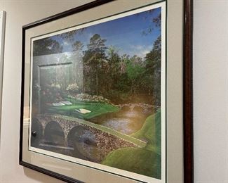 Augusta golf print