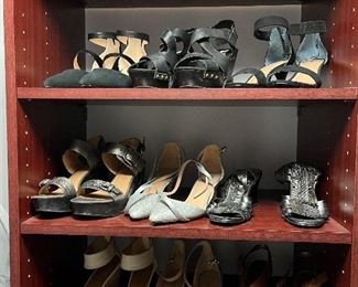 women's clothing (S/M), shoes(7.5/8), handbags, jewelry