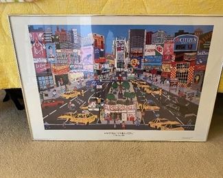 New York looks like a very busy place. 