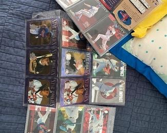 Baseball cards. How did they ever pitch to Vlad Guerrero? He could hit everything everywhere they threw it.