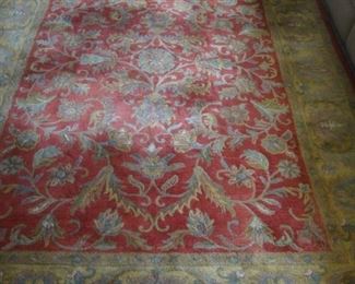Large, thick wool rug