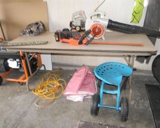 blower / saw/ wagon seat