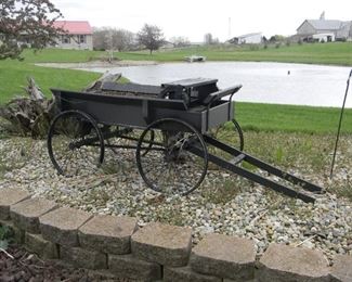 antique wagon pull behind