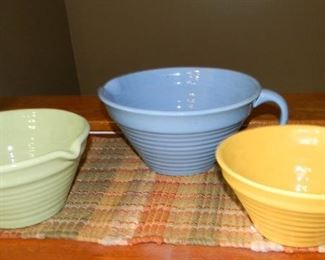 pottery bowl pitchers