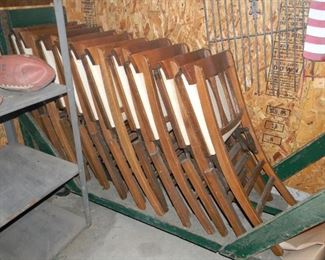 Wooden Louis Rastetter Solid Kumfort Folding Chairs