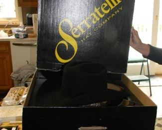 NEW black cowboy hat - Serratelli