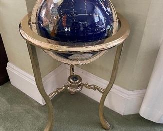 Blue Lapis standing globe