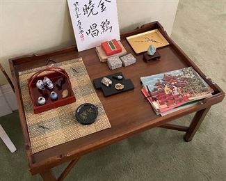 Our clients visited Japan in the late 1970s and there are many mementos from the trip throughout the house.