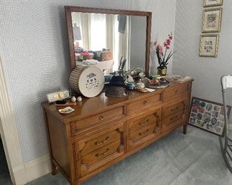 Mid-Century dresser and mirror by Basic Witz