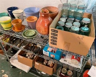 A box of old Ball jars